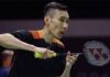 Legend Returns: Lee Chong Wei Inspires Youngsters On Court. (photo: gtn)