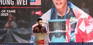 Lee Chong Wei provides significant encouragement to Malaysian badminton players leading up to the 2024 Malaysia Open. (Photo: AFP)