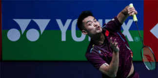 Lin Dan has been playing rubber games in every match since the first round at the 2019 Thailand Masters. (photo: AFP)