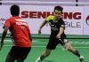 Chong Wei Feng shows the courage to fight back when he was trailing in the match against Krishnan Yogendran. (photo: Bernama)