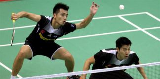 Both Tan Wee Kiong (left) and Goh V Shem have some sort of injuries on them, hope they could do well in Malaysia Masters