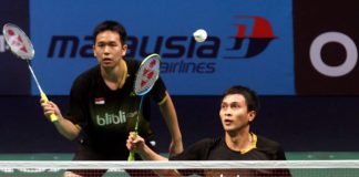 Mohd Ahsan-Hendra Setiawan on their way to winning the BWF World Superseries Finals in December. Last year, they also won the Malaysian Open, Indonesian Open, Singapore Open and Japan Open.