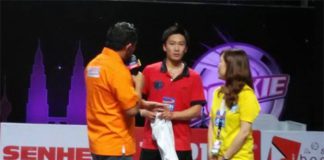 Kento Momota has been a fan favorite at the Purple League (photo: Purple League)