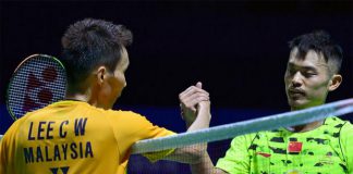 Lee Chong Wei (left) and Lin Dan could potentially renew their longtime rivalry at All England final. (photo: GettyImages)