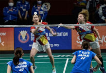 Valeree Siow/Pearly Tan are doing surprisingly well at the 2022 Badminton Asia Team Championships (BATC). (photo: Bernama)