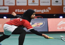 Siti Nurshuhaini is the most improved Malaysian women's player at the 2022 BATC. (photo: Bernama)