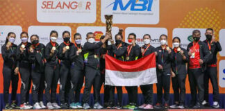 Congratulations to the Indonesia women's team for winning the 2022 Badminton Asia Team Championship (BATC). (photo: PBSI)