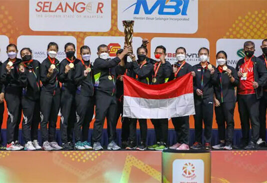 Congratulations to the Indonesia women's team for winning the 2022 Badminton Asia Team Championship (BATC). (photo: PBSI)