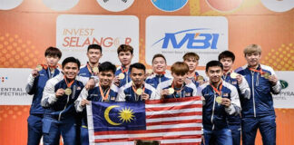 Malaysia wins the 2022 Badminton Asia Team Championships (BATC) title. (photo: Bernama)