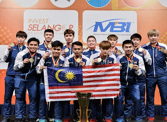 Malaysia wins the 2022 Badminton Asia Team Championships (BATC) title. (photo: Bernama)