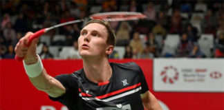 Viktor Axelsen to defend his Spain Masters title against Kunlavut Vitidsarn on Sunday. (photo: AFP)