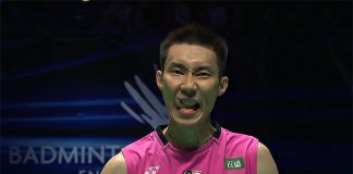 Lee Chong Wei advances to the 2017 All England final. (photo: AFP)