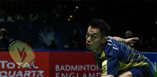 Lin Dan faces Chen Long in the 2020 All England second round. (photo: AFP)