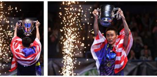 Congratulations to Lee Chong Wei for winning his fourth All England title. (photo: AFP)