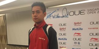 Simon Santoso at the OUE Singapore Open 2015 news conference (Photo: CROWD PR)