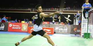 The defending Singapore Open champion, Simon Santoso of Indonesia. (Photo: OUE Singapore Open 2015)