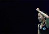Ratchanok Intanon celebrates after winning the Malaysia Open title. (photo: GettyImages)