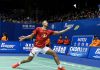 Lin Dan defeated Hsu Shao Wen in the second round of China Masters Badminton GP