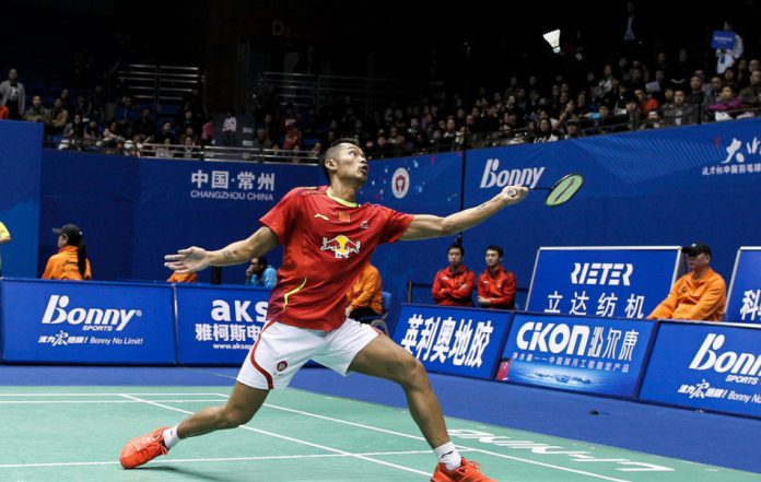 Lin Dan defeated Hsu Shao Wen in the second round of China Masters Badminton GP