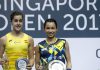 Are Tai Tzu-ying (R) & Carolina Marin the Lee Chong Wei & Lin Dan in women's singles? (photo: EEF)