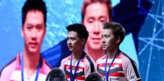 Marcus Fernaldi Gideon/Kevin Sanjaya Sukamuljo are spearheading Indonesia's challenge at Malaysia Open. (photo: Zhong Zhi/Getty Images)