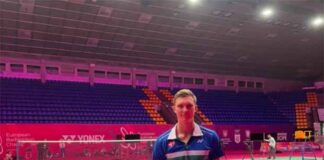 Viktor Axelsen eyes his third European Badminton Championships title in Kyiv. (photo: Viktor Axelsen's Facebook)