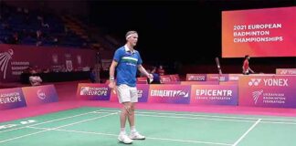 Viktor Axelsen is unstoppable at the European Championships. (photo: Badminton Europe)