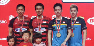 Kevin Sanjaya Sukamuljo/Marcus Gideon & Mohammad Ahsan/Hendra Setiawan to only playing in Malaysia Open and Singapore Open. (photo: AFP)