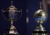 Thomas Cup (left) and Uber Cup