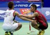 In World Championships 2013, Lee Chong Wei had to throw in the towel when he succumbed to cramps during the final World Championships match against China's Lin Dan (right).
