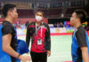 Soh Wooi Yik (L), Flandy Limpele (M), and Aaron Chia are busy preparing for the Tokyo Olympics.