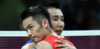 Both Lee Chong Wei and Lin Dan have ruled the badminton world over the last two decades. (photo: Xinhua)