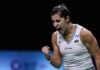 Carolina Marin advances to the 2021 European Championships final. (photo: Shi Tang/Getty Images)