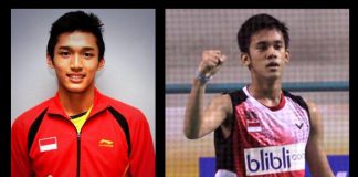 Jonatan Christie (left) and Firman Abdul Kholik are two young players with huge potential.