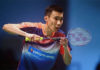 Lee Chong Wei is the most reliable player in the Malaysian team. (photo:AFP)