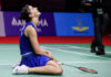 Wish Carolina Marin a speedy recovery. (photo: Shi Tang/Getty Images)