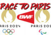 BWF releases qualification criteria for the 2024 Paris Olympics.