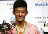 Chen Long was taken to three games before downing Denmark`s Viktor Axelsen to win the Australian Open.