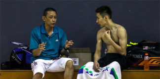 Misbun Sidek (L) has a close relationship with Lee Chong Wei both on and off the court. (photo: Bernama)