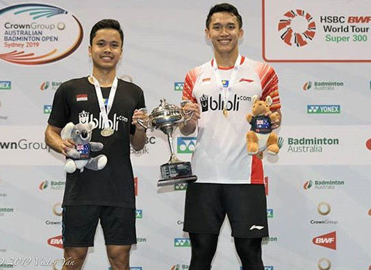 Jonatan Christie needs to maintain stable performance in order to become one of the world's best player. (photo: Australian Badminton Open)
