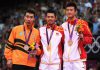 Lee Chong Wei, Lin Dan, and Chen Long (from left) are top 3 contenders for men's singles gold medal at the 2016 Olympic.