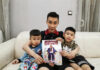 Lee Chong Wei celebrates Father's Day with Kingston (R) and Terrance. (photo: Lee Chong Wei's Facebook)