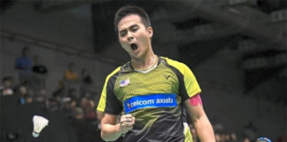 Soong Joo Ven is a rising badminton player with big dreams. (photo: Bernama)