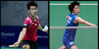 Loh Kean Yew and Akane Yamaguchi fall in the 2022 Malaysia Open first round. (photo: Shi Tang/Getty Images)