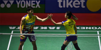 Chan Peng Soon/Goh Liu Ying seek revenge against Tontowi Ahmad/Liliyana Natsir in the Indonesia Open final. (photo: AFP)