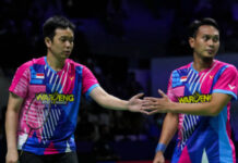 Hendra Setiawan/Mohammad Ahsan are one match away from their first title in 2022. (photo: Shi Tang/Getty Images)