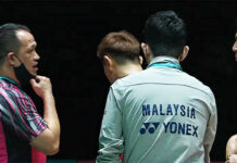 Rexy Mainaky is being critical of Goh Sze Fei/Nur Izzuddin's performance at Singapore Open.