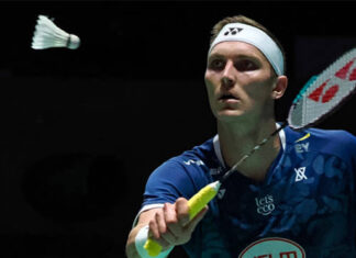 Viktor Axelsen to clash with Kodai Naraoka in the 2023 Japan Open. (photo: Shi Tang/Getty Images)