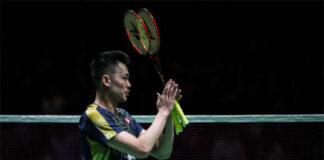 Lin Dan announces retirement from badminton. (photo: Shi Tang/Getty Images)