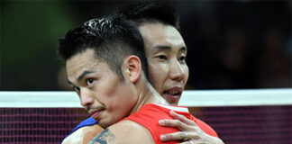 Both Lee Chong Wei and Lin Dan are the greatest badminton players of all time. (photo: Xinhua)